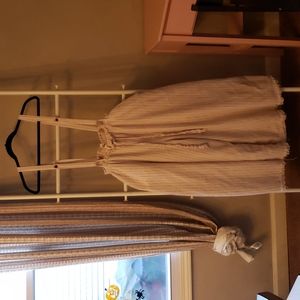 Free People, Wide Leg Pants with Shoulder Straps. Size Small.